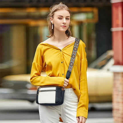 IVY | Vegan Leather Crossbody Bag | Adjustable Strap | Waterproof | Trendy Design with Multiple Pockets | Chic Small Purse for Women