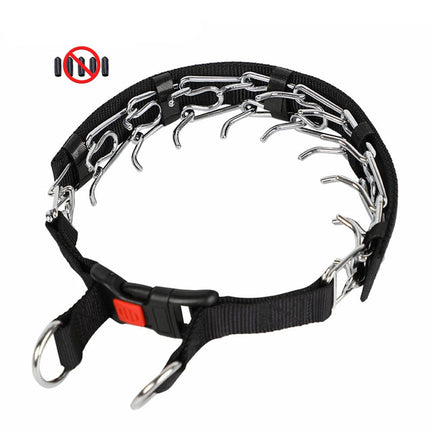 PawGuard | Adjustable Nylon Pinch Collar | Gentle Dog Training Aid | Durable Quick-Release Buckle | Chrome-Plated Anti-Rust Design | Comfortable & Safe for Dogs of All Sizes