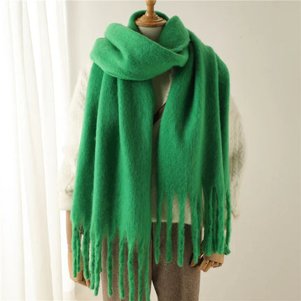 Velucci | Luxurious Oversized Colorful Cashmere-Feel Women’s Scarf | 240x38cm