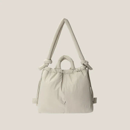 Emilia Puffer Handbag | Trendy Design | High-Quality Synthetic Material | Spacious with Multiple Compartments | 30x40x14cm | Zipper Closure | Comfortable Handles & Adjustable Strap