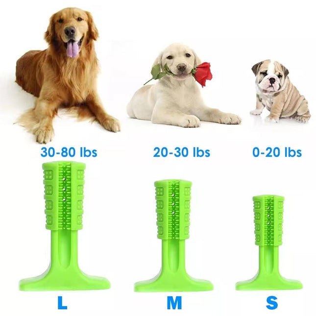 Dog Toothbrush | Effective Oral Hygiene | Self-Cleaning Design | Liquid Silicone | Comfortable Grip | Dental Care Solution for Pets | Available in Multiple Colors and Sizes | Ideal for Dogs of All Sizes