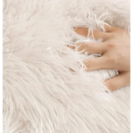 Lambswool Sofa Protector | Universal Elastic Fit | Non-Slip Foam Strips | Full Coverage | Multiple Colors