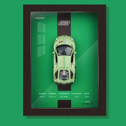 High Precision Die-Cast Car Model | Stylish Designer Frame | 3D Artwork Display | Perfect Gift for Car Lovers | Decorative Interior Piece | Choice of Models Available
