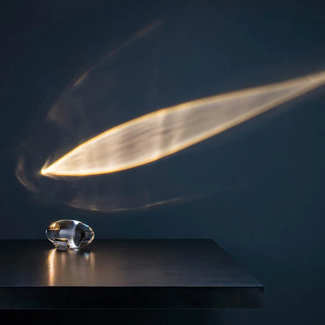 Crystal Eyes Nightstand Lamp | Elegant Starglow Projection | Crystal & Metal Design | LED Light | 6-9m² Coverage | Ideal for Relaxation & Sleep