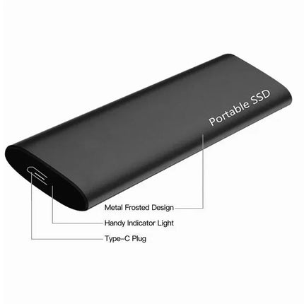 SecureSpace | 4TB Portable USB-C External Hard Drive | Sleek Metal Design | Durable and Lightweight | Fast USB 3.1 Type-C | Effortless Plug-and-Play Storage for PC, Mac, Android Devices | Multiple Color Options