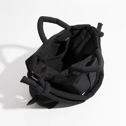 Emilia Puffer Handbag | Trendy Design | High-Quality Synthetic Material | Spacious with Multiple Compartments | 30x40x14cm | Zipper Closure | Comfortable Handles & Adjustable Strap