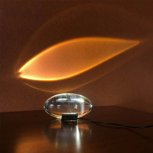 Crystal Eyes Nightstand Lamp | Elegant Starglow Projection | Crystal & Metal Design | LED Light | 6-9m² Coverage | Ideal for Relaxation & Sleep