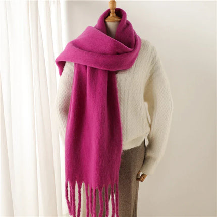 Velucci | Luxurious Oversized Colorful Cashmere-Feel Women’s Scarf | 240x38cm