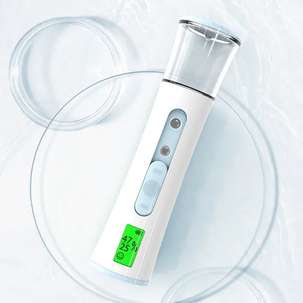 GlowMist | Compact Nano Hydrating Mist | Portable Skin Refresh | Travel-Friendly Moisture Tester | 30ml | One-Touch Operation | All Skin Types | Makeup Safe | Perfect for On-the-Go Hydration