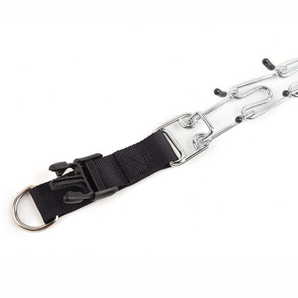 PawGuard | Adjustable Nylon Pinch Collar | Gentle Dog Training Aid | Durable Quick-Release Buckle | Chrome-Plated Anti-Rust Design | Comfortable & Safe for Dogs of All Sizes