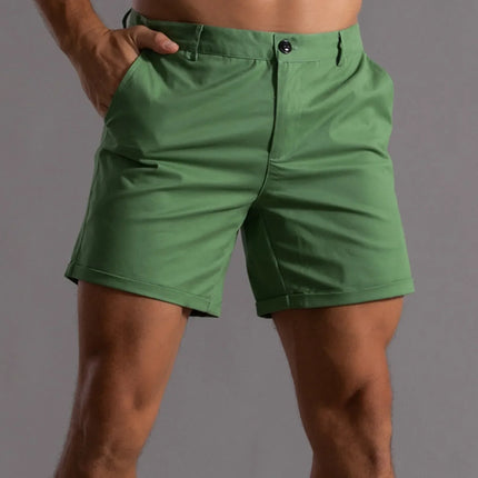 Men's Cotton Shorts | Slim Fit | Versatile Design with Pockets and Belt Loops | Sizes S-XXXL