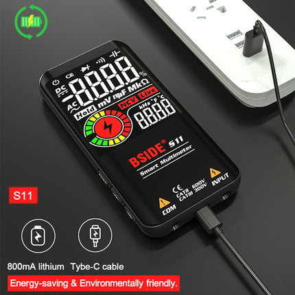 Smart Digital Multimeter | Advanced LCD Display | High Precision | Auto Range | Overload Protection | AC/DC Voltage & Current Measurement | Diode & Continuity Test | Portable & Ergonomic Design