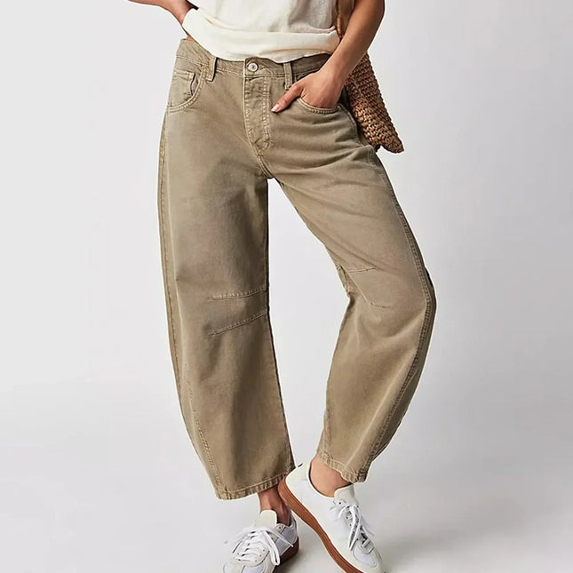 Van Hallen Women's Denim Jeans | Wide-Leg | Mid-Rise | Comfortable Fit | Versatile Style | All-Day Comfort | XS-3XL | Zip Fly | Functional Pockets