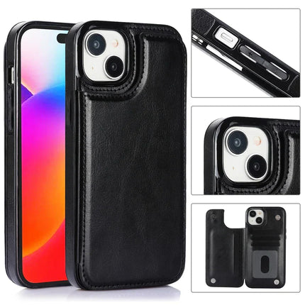 Premium Leather Phone Cover | Card Holder & Magnetic Closure | Stylish & Durable | Multiple Colors