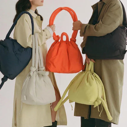 Emilia Puffer Handbag | Trendy Design | High-Quality Synthetic Material | Spacious with Multiple Compartments | 30x40x14cm | Zipper Closure | Comfortable Handles & Adjustable Strap