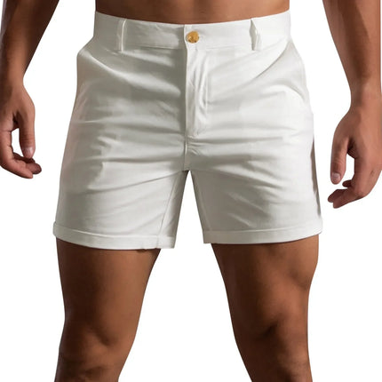 Men's Cotton Shorts | Slim Fit | Versatile Design with Pockets and Belt Loops | Sizes S-XXXL