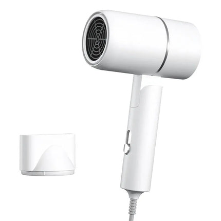 FlexDry | Foldable Ionic Hair Dryer | Frizz-Free Styling | Compact Travel with Pouch | Lightweight | 220V | Smooth and Shiny Hair | Ideal for Home and Travel | Portable ABS Design