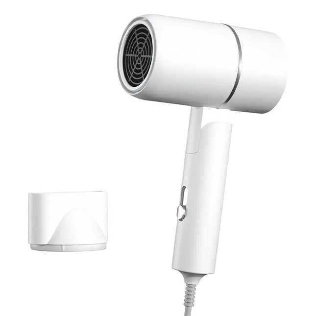 FlexDry | Foldable Ionic Hair Dryer | Frizz-Free Styling | Compact Travel with Pouch | Lightweight | 220V | Smooth and Shiny Hair | Ideal for Home and Travel | Portable ABS Design