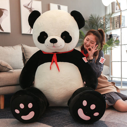 Giant Cute Panda Pillow | TV & Movie Character Cushion | Soft Cotton Animal Pillow for Home & Garden | Ideal for Ages 12+ | Unisex | PP Cotton Filling