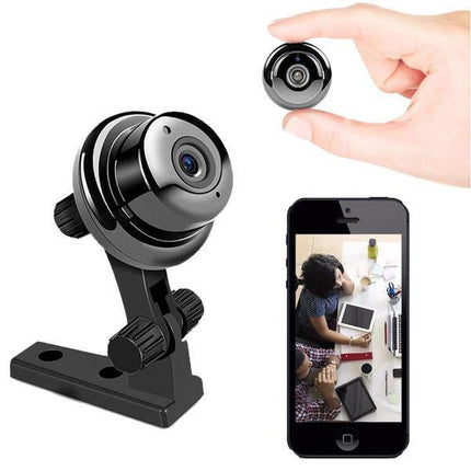 Mini WiFi Camera | Smartphone App Controlled | Night Vision | Portable Remote Monitoring | 1080P Full HD | Motion Detection | Infrared Night Vision | Loop Recording | Compact Size | Home & Office Security Camera