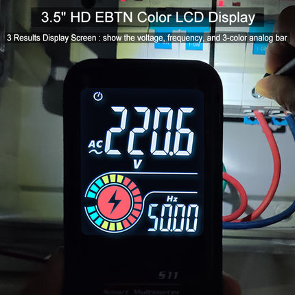Smart Digital Multimeter | Advanced LCD Display | High Precision | Auto Range | Overload Protection | AC/DC Voltage & Current Measurement | Diode & Continuity Test | Portable & Ergonomic Design