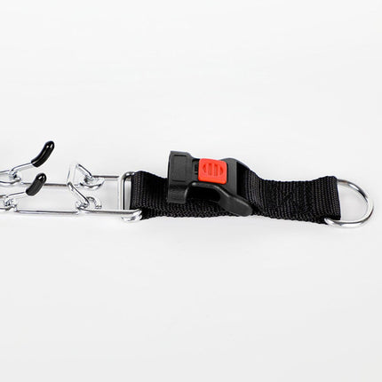 PawGuard | Adjustable Nylon Pinch Collar | Gentle Dog Training Aid | Durable Quick-Release Buckle | Chrome-Plated Anti-Rust Design | Comfortable & Safe for Dogs of All Sizes