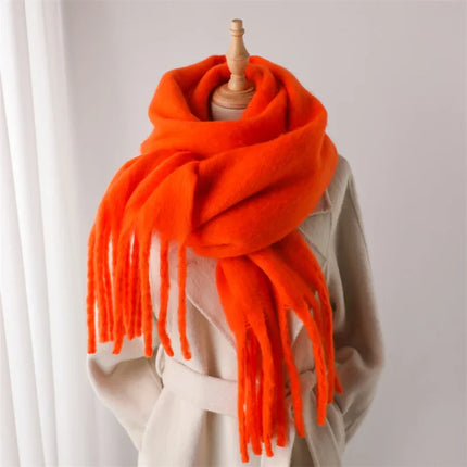 Velucci | Luxurious Oversized Colorful Cashmere-Feel Women’s Scarf | 240x38cm