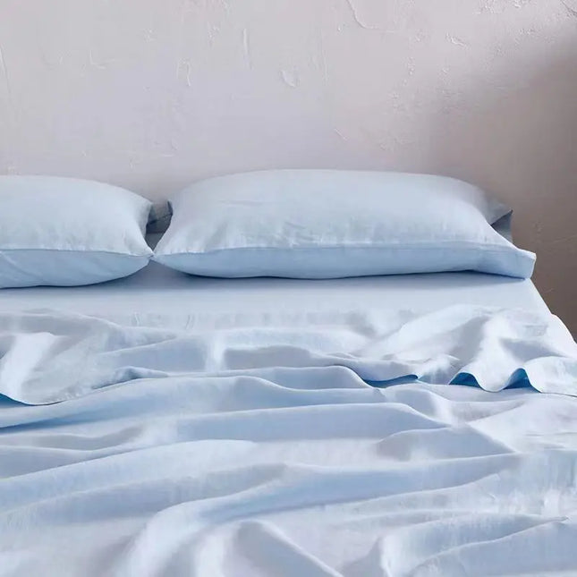 Linen Duvet Cover Set | 100% Pure Linen | Moisture-Regulating Comfort | Available in Multiple Sizes and Shades | Includes 2 Pillowcases