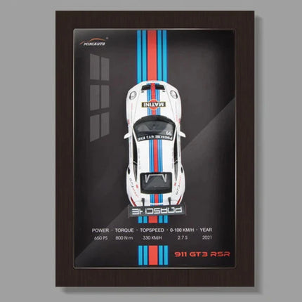 High Precision Die-Cast Car Model | Stylish Designer Frame | 3D Artwork Display | Perfect Gift for Car Lovers | Decorative Interior Piece | Choice of Models Available