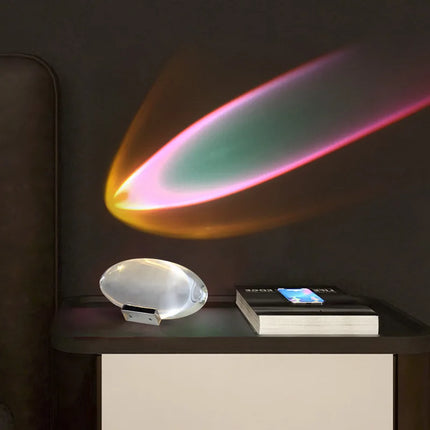 Crystal Eyes Nightstand Lamp | Elegant Starglow Projection | Crystal & Metal Design | LED Light | 6-9m² Coverage | Ideal for Relaxation & Sleep