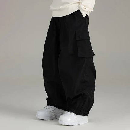 Unisex | Warm Baggy Ski Pants | Cold Weather Gear | Roomy Fit | Practical Pockets | Outdoor Activities | Men's & Women's Comfort | Winter Sports Wear