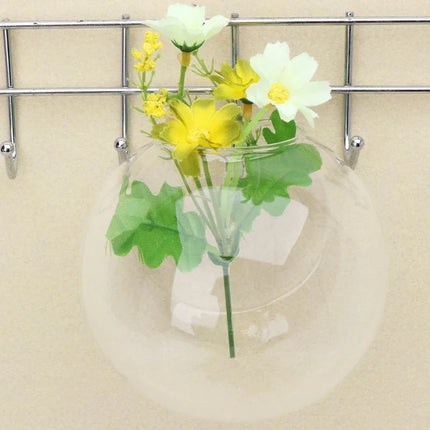AirBloom Floating Glass Display | Hanging Hydroponic Planter | Transparent Decorative Vase | Modern Home Decor | Indoor Floral Display | Unique Heimfathen Design