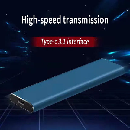 SecureSpace | 4TB Portable USB-C External Hard Drive | Sleek Metal Design | Durable and Lightweight | Fast USB 3.1 Type-C | Effortless Plug-and-Play Storage for PC, Mac, Android Devices | Multiple Color Options