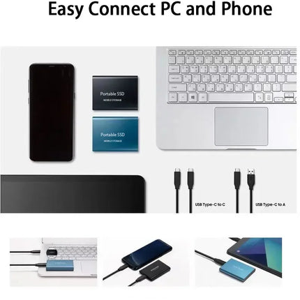 FusionElite | Ultra-Fast External SSD with USB3.1 & M.2 Type-C | High-Speed File Transfer & Storage Solution