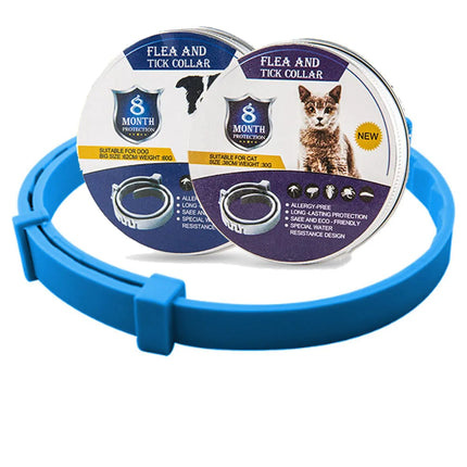 SafeGuard | Adjustable Waterproof Flea Tick Collar for Dogs & Cats | 8 Months Chemical-Free Protection | Comfortable Fit | Active Pets