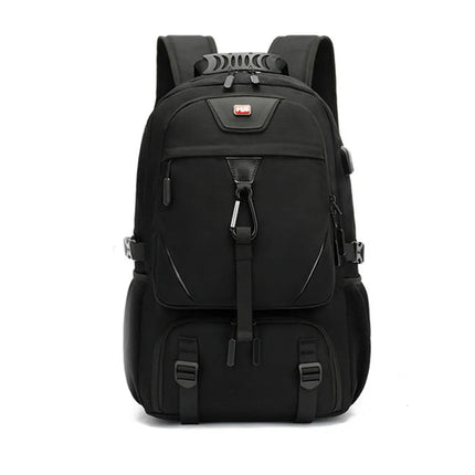 TechTrek Pro | Large Capacity USB-Equipped Backpack | Built-in Charging Port | Durable & Water-Repellent Materials | Perfect for Travel & Outdoor Adventures