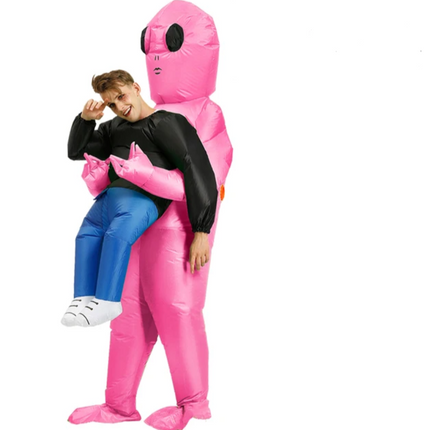 Inflatable Alien Fancy Dress | Kids & Adults | Funny Costume Party Outfit | Available in Multiple Sizes & Colors | Easy Setup | Perfect for Halloween & Events | 120CM to 195CM Sizes