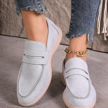 AURORA | Women's Suede Slip-On Loafers | All-Day Comfort | Versatile Style | Breathable Fit