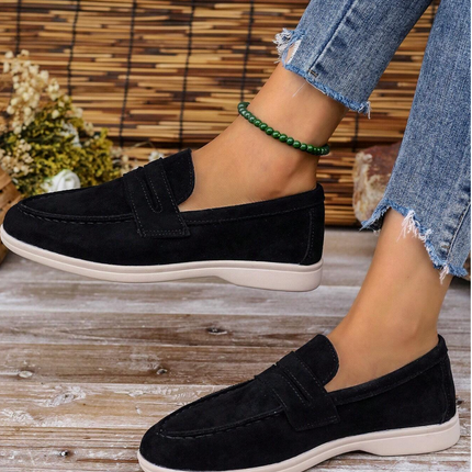 AURORA | Women's Suede Slip-On Loafers | All-Day Comfort | Versatile Style | Breathable Fit