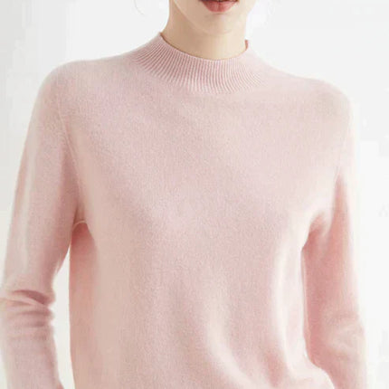 Julia | Luxurious Soft Gold Cashmere Turtleneck | Elegant Versatility | Women's Sizes | Lightweight Warmth