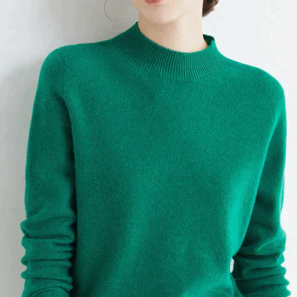 Julia | Luxurious Soft Gold Cashmere Turtleneck | Elegant Versatility | Women's Sizes | Lightweight Warmth