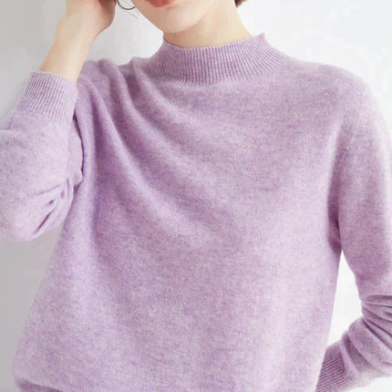 Julia | Luxurious Soft Gold Cashmere Turtleneck | Elegant Versatility | Women's Sizes | Lightweight Warmth