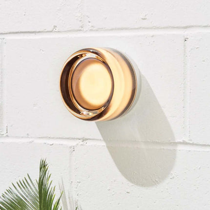 DimpleGlow | Modern Dimmer Shape | Elegant Wall Light | Soft Ambient Illumination | Unique Design for Contemporary Interiors | High-Quality Materials | Suitable for Living Room, Bedroom, Hallway