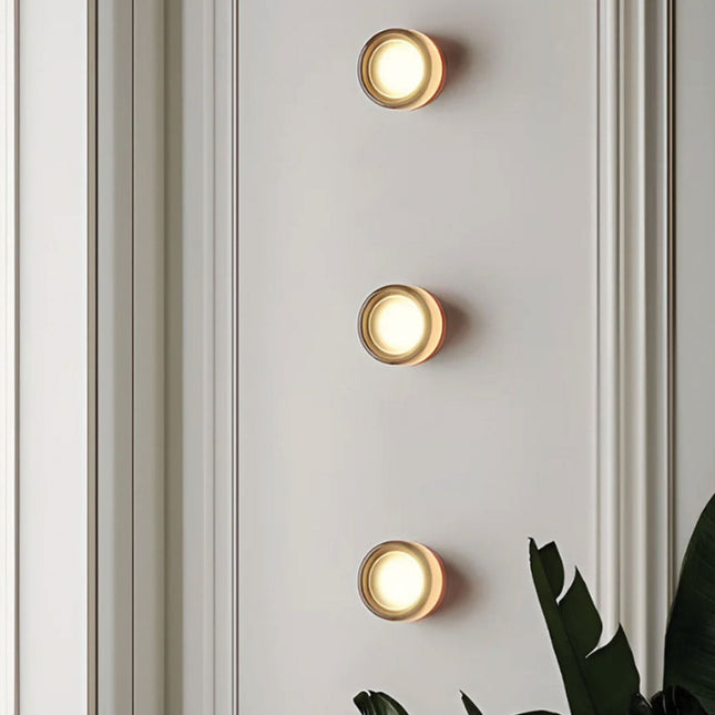 DimpleGlow | Modern Dimmer Shape | Elegant Wall Light | Soft Ambient Illumination | Unique Design for Contemporary Interiors | High-Quality Materials | Suitable for Living Room, Bedroom, Hallway