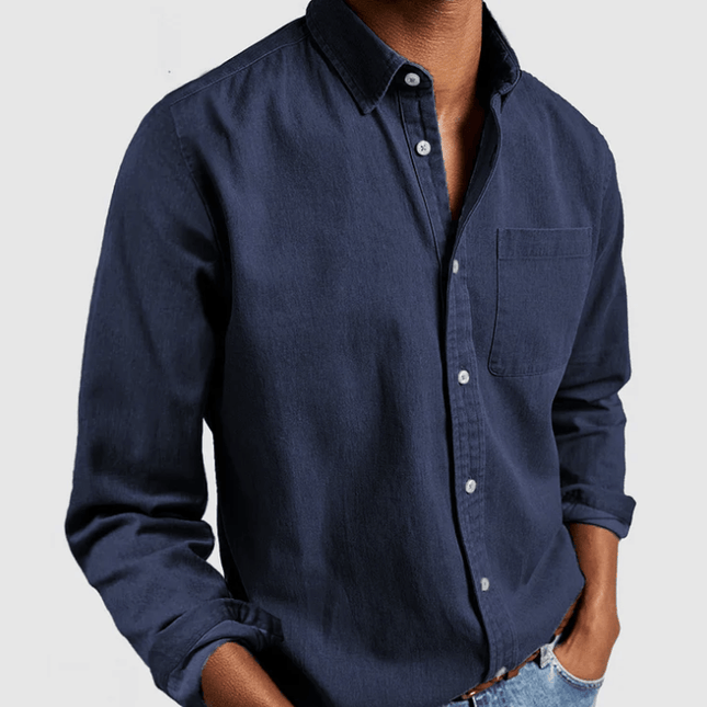 Armoire Melbourne Men's Slim Fit Shirt | Breathable Cotton | Versatile for Casual & Formal Occasions | Durable & Easy Care