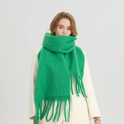 Velucci | Luxurious Oversized Colorful Cashmere-Feel Women’s Scarf | 240x38cm