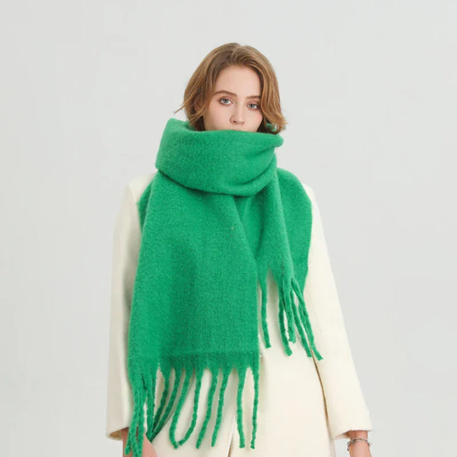 Velucci | Luxurious Oversized Colorful Cashmere-Feel Women’s Scarf | 240x38cm