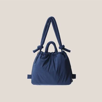 Emilia Puffer Handbag | Trendy Design | High-Quality Synthetic Material | Spacious with Multiple Compartments | 30x40x14cm | Zipper Closure | Comfortable Handles & Adjustable Strap