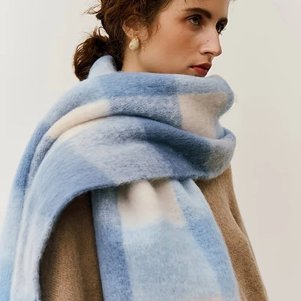 Scarvello | Luxury 100% Cashmere Scarf | Large 38x230cm | Rainbow Shades | Soft Warm Winter Accessory