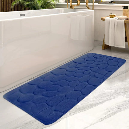 AquaGuard Mat | Large Super Absorbent Non-Slip Bathroom Rug | Soft Polyester | Elegant Design Suitable for Bathtub and Sink Areas